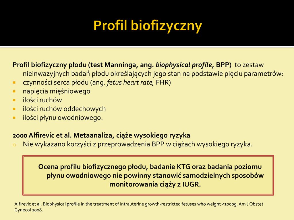 Iugr Diagnostyka I Post Powanie Ppt Pobierz